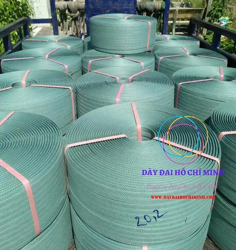 Dây đai nhựa PP Đai Tay xanh lá 15mm 20kg