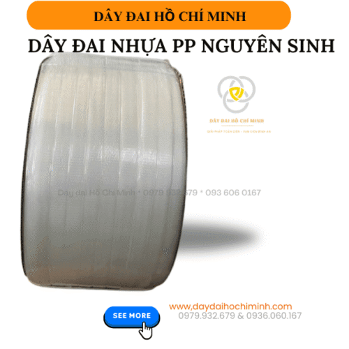 dÂY ĐAI NHỰA PP NGUYÊN SINH