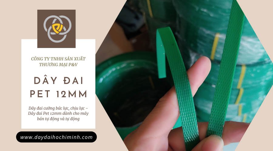 Dây đai nhựa Pet 12mm