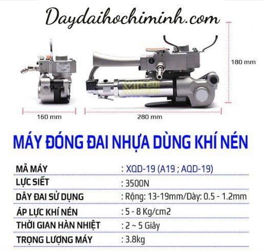 máy đóng đai bằng khí nén XQD-19