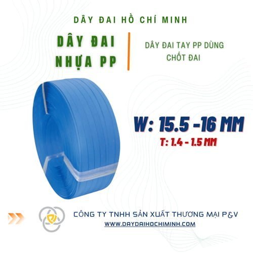 Dây đai PP xanh dương