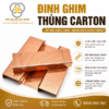 Đinh ghim thùng carton 3518 bằng thép mạ, thiết kế dạng chữ U, ghim chắc chắn và phù hợp sử dụng với súng bắn đinh 3518 để đóng thùng carton, bao bì và kiện hàng.