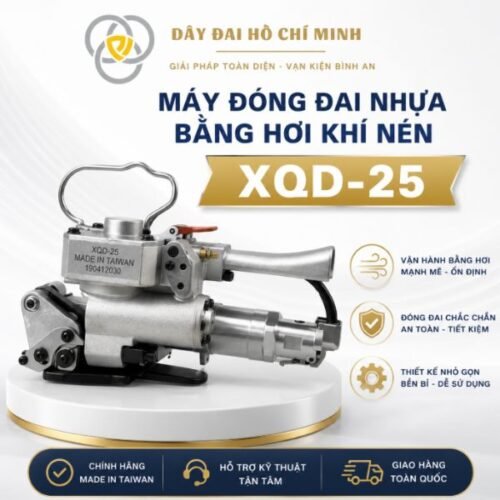 Máy đóng đai nhựa bằng hơi khí nén XQD - 25