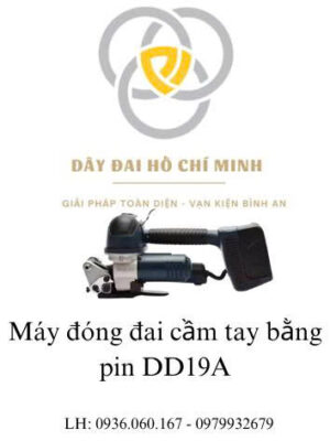 Máy đóng đai cầm tay dùng Pin DD19A