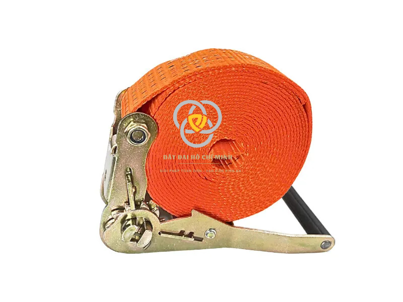 Dây Tăng Đơ 25mm 1T Màu Cam Không Móc - Ảnh 2