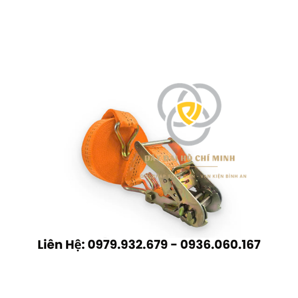 Dây Tăng Đơ 25mm 1T Màu Cam Móc J - Ảnh 2