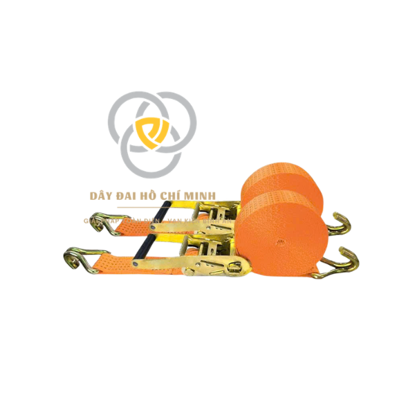 Dây Tăng Đơ 50mm 5T Màu Cam Cán Nhựa - Ảnh 2