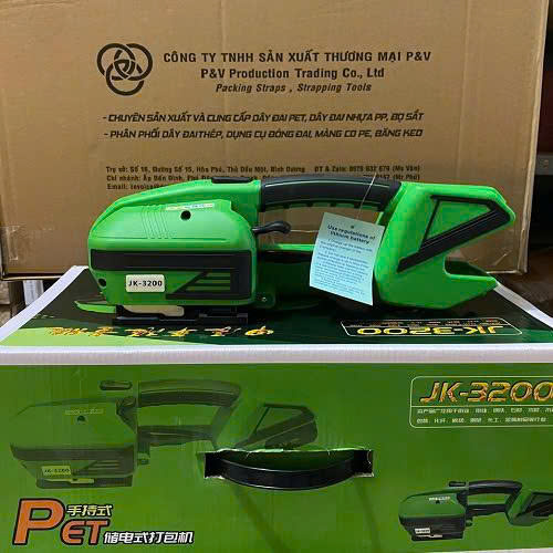 Máy đóng đai cầm tay JK-3200 hiệu quả cho doanh nghiệp