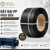 Dây đai PP màu đen cuộn 10kg chuyên dùng cho máy đóng đai bán tự động. Sản phẩm có độ bền cao, bề mặt dập vân chống trượt, siết chặt kiện hàng chắc chắn, phù hợp đóng gói thùng carton, hàng hóa công nghiệp và pallet.
