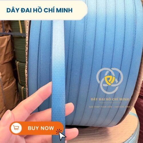 Dây Đai PP Bán Tự Động Màu Xanh Dương bền chắc, chạy máy ổn định, chuyên đóng carton và hàng hóa công nghiệp, giá tốt, giao nhanh toàn quốc.