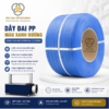 Dây đai PP màu xanh dương chuyên dùng cho máy đóng đai tự động, sản xuất từ hạt nhựa PP chất lượng cao, độ bền tốt, vận hành ổn định, phù hợp đóng gói thùng carton, pallet và hàng hóa công nghiệp.