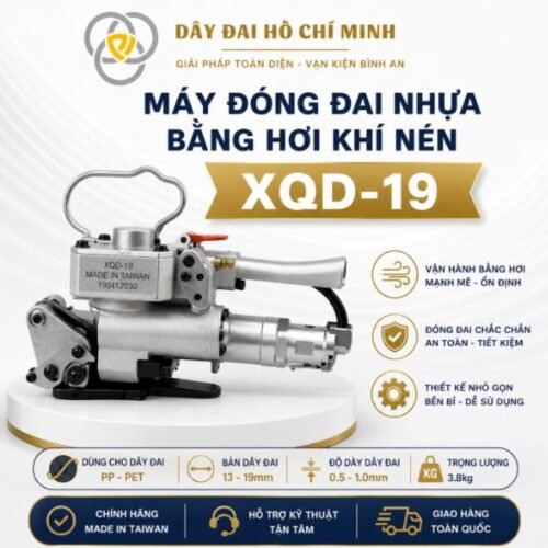 Máy Đóng Đai Nhựa Bằng Hơi Khí Nén XQD-19