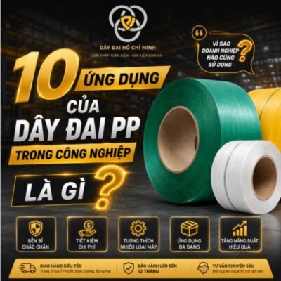 10 Ứng Dụng Của Dây Đai PP Trong Công Nghiệp Phổ Biến Nhất 2026
