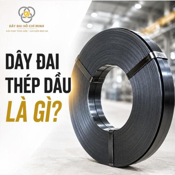 Dây đai thép dầu là loại dây đai chịu lực cao được phủ lớp dầu chống gỉ, chuyên dùng để đóng gói thép cuộn, gỗ, gạch và hàng hóa công nghiệp nặng. Tìm hiểu chi tiết về đặc điểm và ứng dụng của dây đai thép dầu.