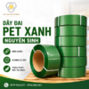 Dây đai PET xanh nguyên sinh là giải pháp đóng gói chắc chắn, nhẹ và không gỉ sét. Sản phẩm được sử dụng để đóng kiện thép, gỗ, gạch, pallet, nông sản và nhiều loại hàng hóa công nghiệp.