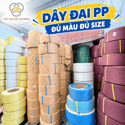 Dây đai PP đủ màu đủ size tại Dây Đai Hồ Chí Minh