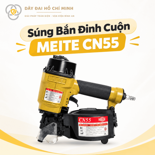 Súng Bắn Đinh Cuộn MEITE CN55 dùng hơi chuyên dụng cho đóng pallet và thùng gỗ
