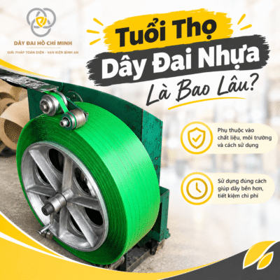 Tuổi thọ dây đai nhựa phụ thuộc vào chất liệu, môi trường và cách sử dụng. Tìm hiểu cách bảo quản giúp dây đai bền hơn, tiết kiệm chi phí.