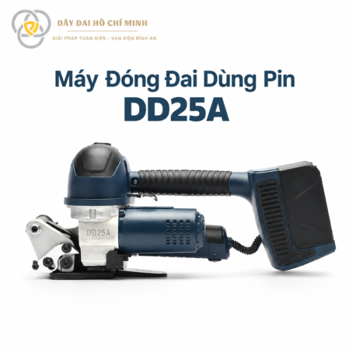 Máy Đóng Đai Dùng Pin DD25A Chính Hãng