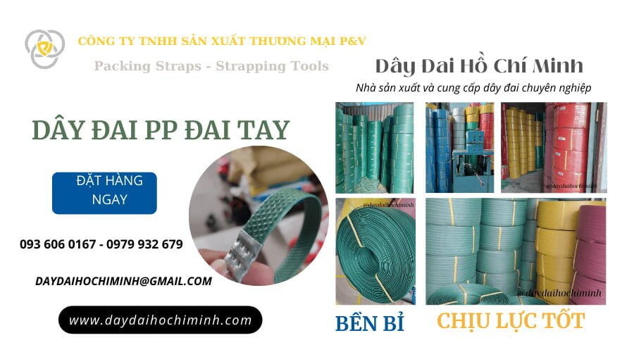 DÂY ĐAI NHỰA BUỘC GẠCH DÂY ĐAI NHỰA PP ĐAI TAY